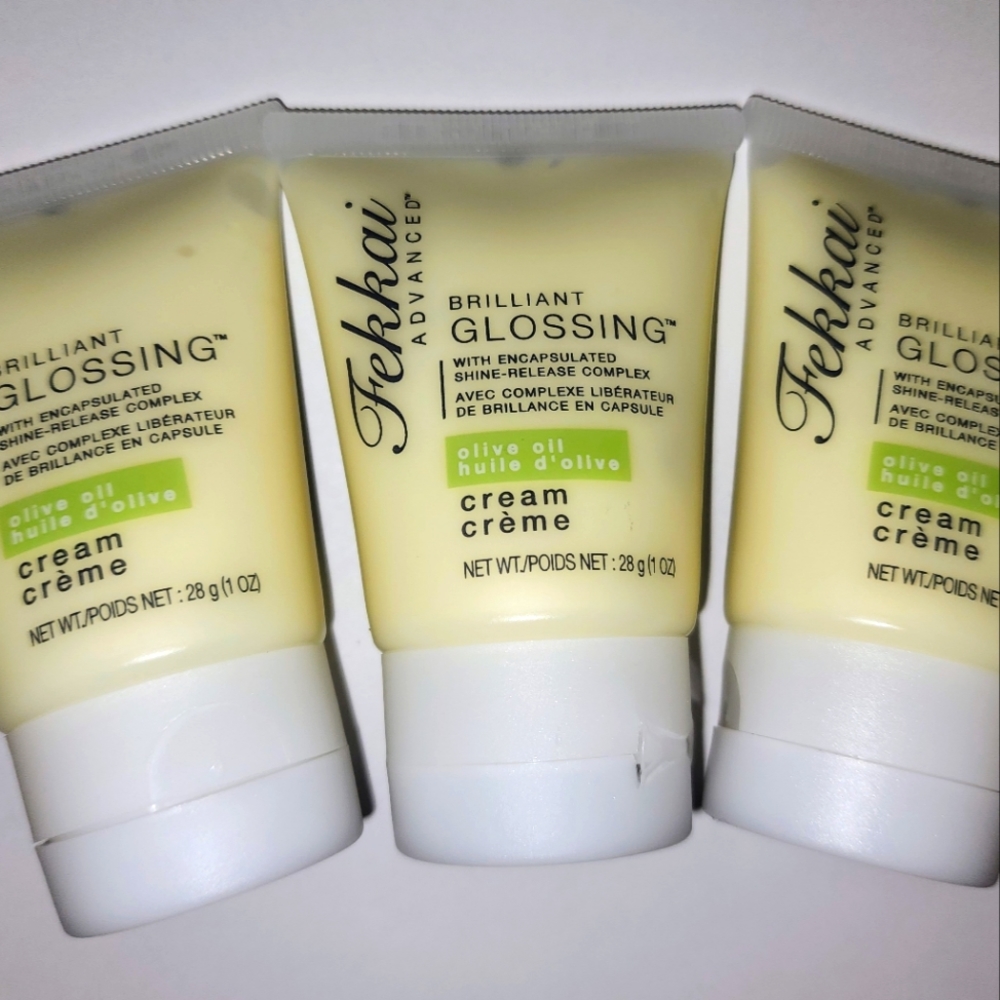 🪷 Fekkai Brilliant Glossing Cream Creme ORIGINAL Formula Lot 3oz Total NEW 🪷